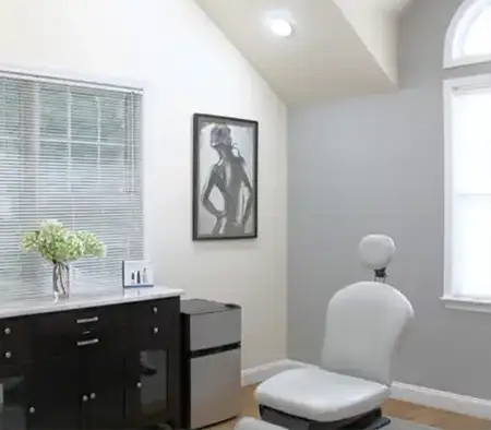 inside the patient room of medical spa